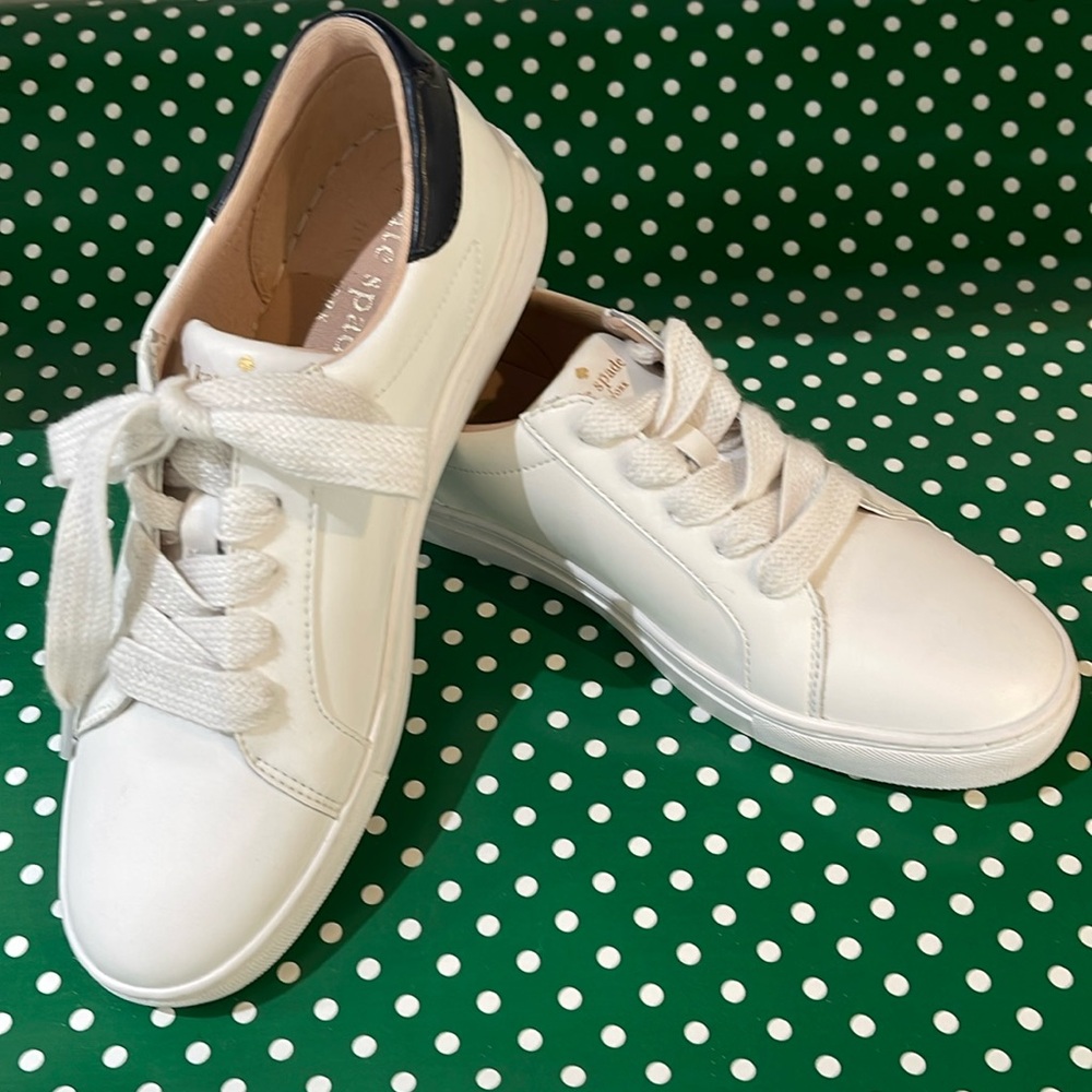 Brand new all leather Kate Spade sneakers size 7.5